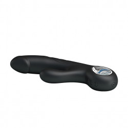 Wielofunkcyjny wibrator ze stymulatorem 7tryb 19cm